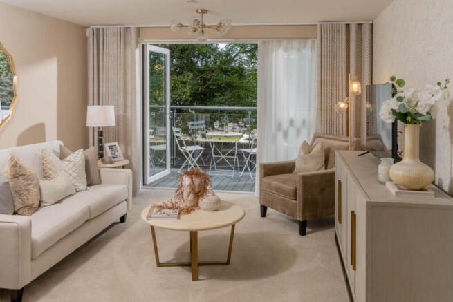 Show home living room